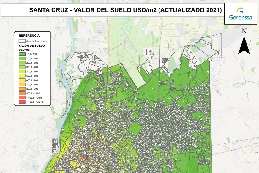 Generación de mapa de valores del suelo